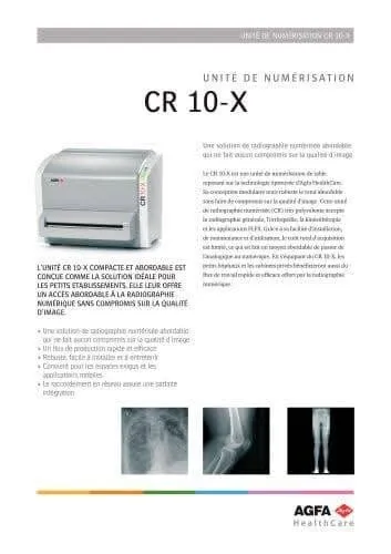 AGFA CR 10X à vendre État impeccable  Scanner de radiographie numérique AGFA CR 10X
