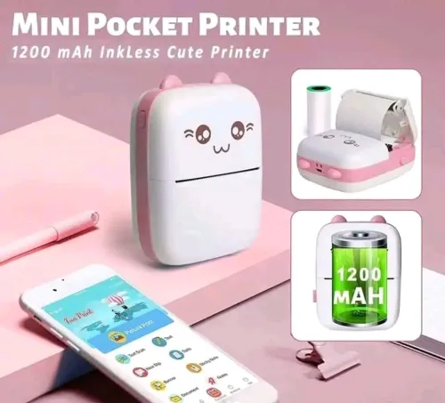 طابعة حرارية صغيرة mini printer