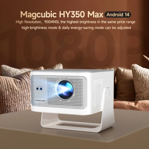 Datashow | Magcubic HY350Max | Android 14 | 900 ANSI |Auto Focus | WiFi 6