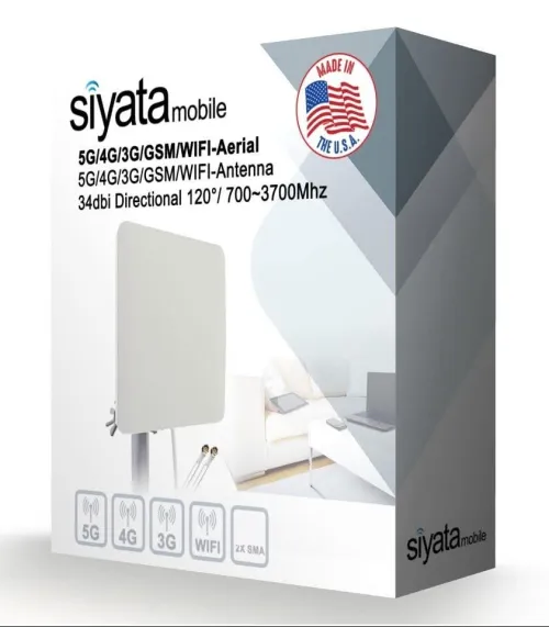 Antenne Modem Réseau 4G 5G & WIFI 34dbi 10km Made in USA مقوي سرعة الأنترنت