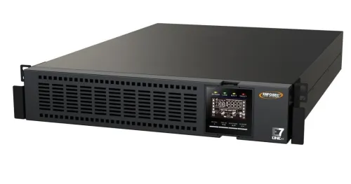 Onduleur INFOSEC E7 ONE 6000VA RT ON LINE DOUBLE CONVERSION LCD + CARTE SNMP