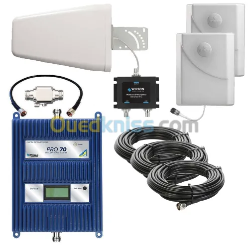 Amplificateur Répéteur GSM Wilson-Pro-70 Dual-Band 4G-3G DCS 1800/2100 2000m2 Made in USA