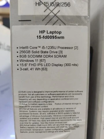 HP latoop 15 fd0095wm