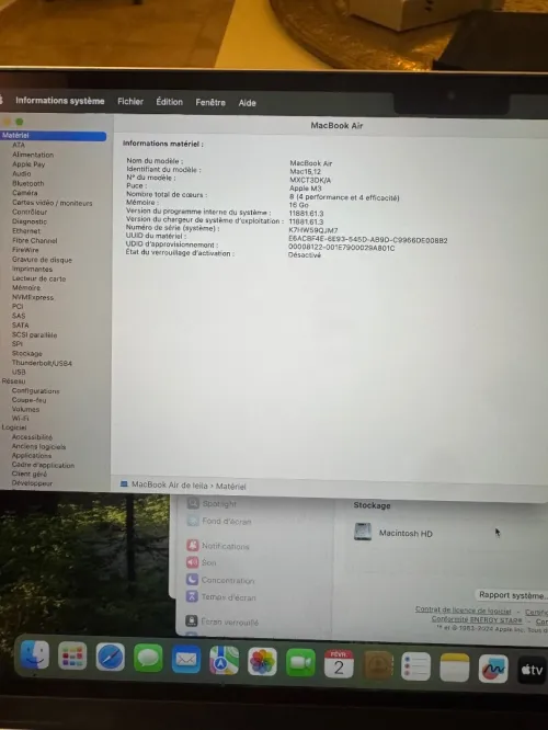 Mac Book Air 2024 M3 16/512gb