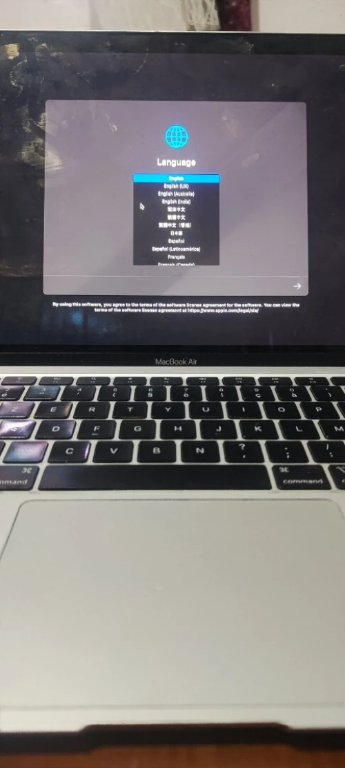 MacBook air M1 icloud