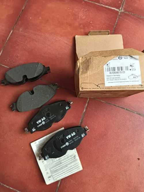 Plaquettes de frein Tiguan d'origine VAG