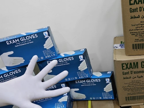 Gants latex