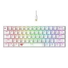 Havit Gamenote KB903L WHITE - Clavier Mécanique 60% RGB