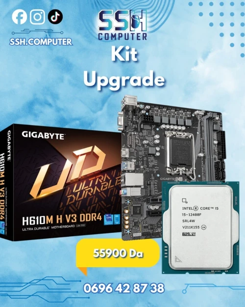 Kit upgrade I5 12400F + Gigabyte H610M H V3 DDR4