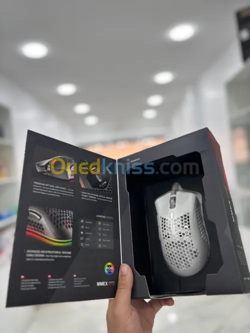 Souris mars gaming MMEX BLACK/WHITE