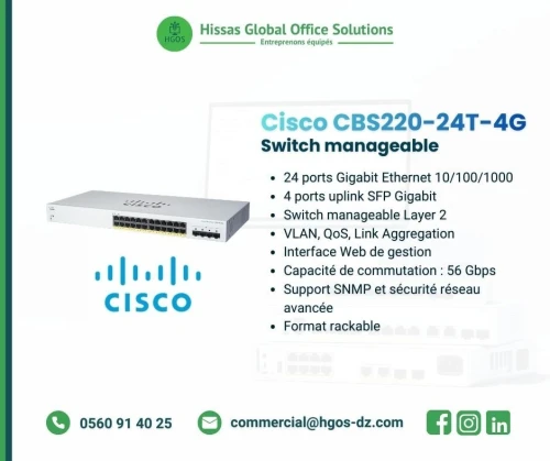 Cisco Switch & Modules - Ports Gigabit/PoE/10G, Gestion Layer 2/3