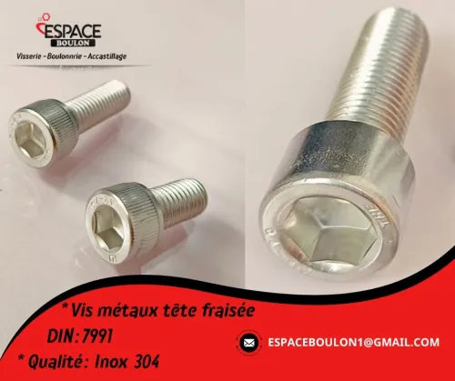 Vis métaux Inox  BTR