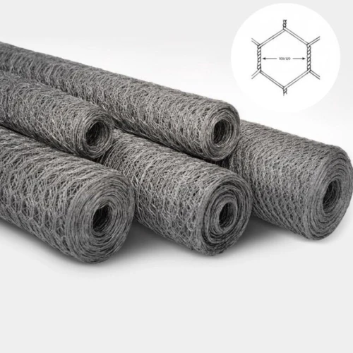 ROULEAU DE GRILLAGE GABION (GRILLAGE GALVARISE TRIPLE TORSION)