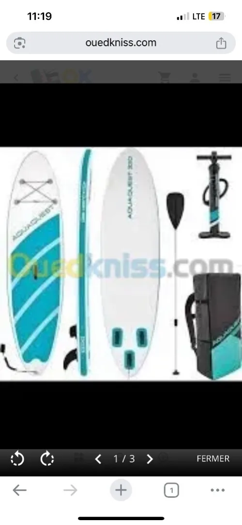 Paddle intex 320