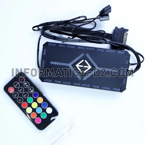 ARGB HUB PWM Black  5V ARGB Sync with Remote Control