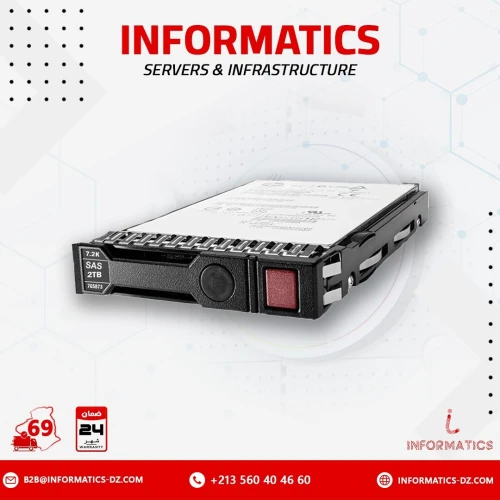 765452-002 - HPE 2TB SAS 12G Business Critical 7.2K SFF (2.5in) SC HDD High-Capacity Enterprise Storage Digitally Signed Firmware Smart Drive Carrier Included