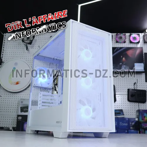 out of stock Dir l'affaire ASUS A21 PLUS ARGB Mid Tower WHITE PC Case