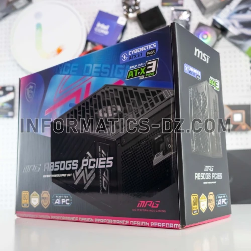 850W MSI MPG A850GS PCIE5 POWER SUPPLY