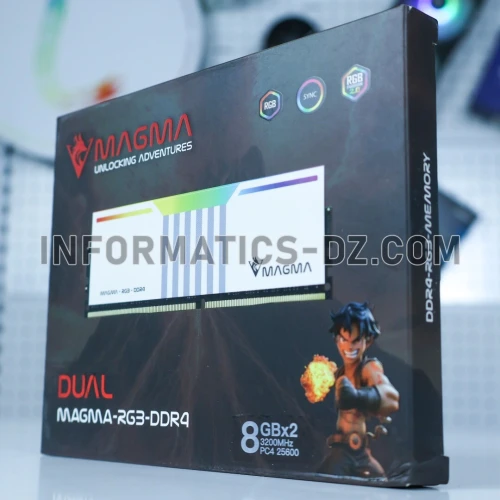 RAM Magma RGB DDR4 16GB (2x8GB) 3200MHz Dual Kit White