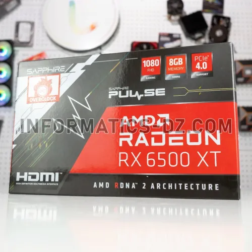 SAPPHIRE PULSE AMD RADEON RX 6500 XT 8GB GDDR6 OC GRAPHICS CARD