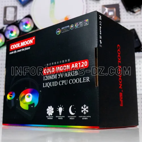 WATERCOOLING COOLMOON COLD MOON AR120 ARGB