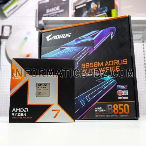 BUNDLE AMD Ryzen 7 9850X3D BOX + B850M AORUS ELITE WIFI 6E BLACK