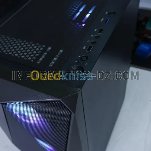Hybrok Ares Case ITX/mATX Tower with RGB & Tempered Glass
