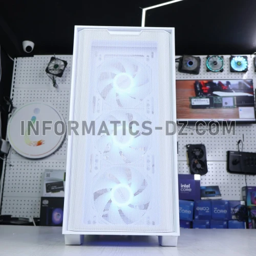 ASUS A21 PLUS ARGB Mid Tower PC White Case