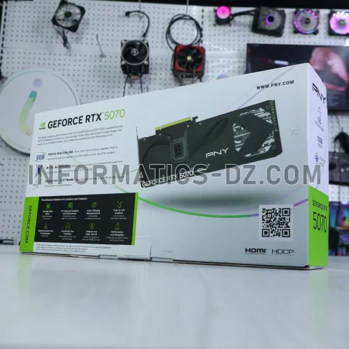 PNY GeForce RTX 5070 12GB Overclocked Triple Fan GPU