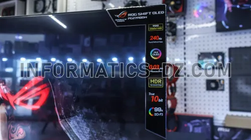 ROG Swift OLED PG27AQDM 27 pouces WQHD 240Hz Gaming Monitor