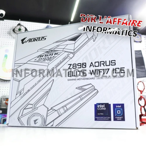 AORUS Z890 Elite WiFi7 Ice Motherboard Dir l'affair