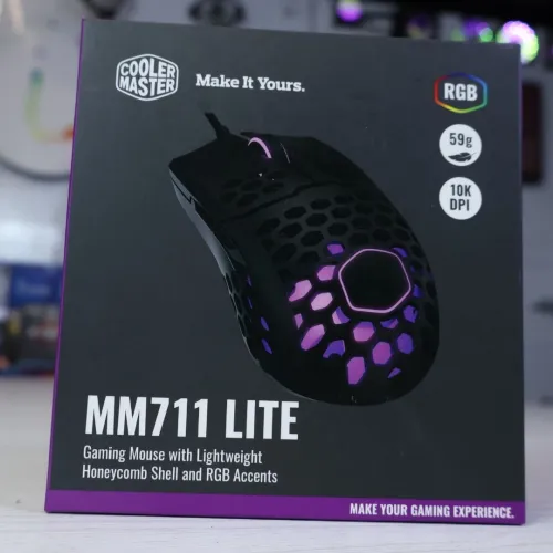 Cooler Master MM711 Lite RGB Gaming Mouse - SOURIS GAMER