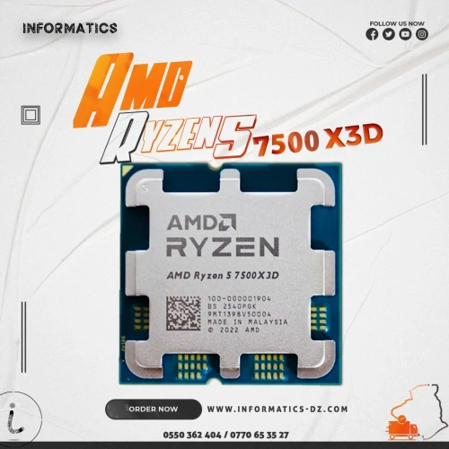 AMD Ryzen 5 7500X3D TRY ( Up to 4.5 GHz )