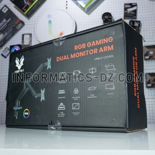 Vortex VRX63-C024GL Dual Monitor Support 17-32", 9kg, RGB