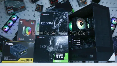 PC R56-360TI Gaming : RYZEN 5 5600 | RTX 3060 TI 8GB | B550MHP | 16GB RAM DDR4 RGB | 512GB NVME GEN4