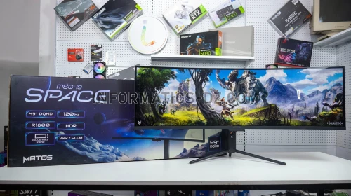 MATOS SPACE 49" Super-Ultrawide Ratio 32:9 Dual QHD display 5120 x 1440 & 120 Hz