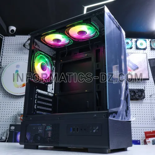 Vortex Dominate Mid-Tower ARGB Case BLACK WHITE
