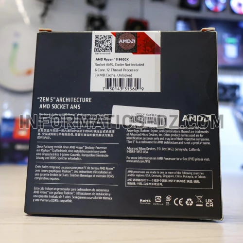 AMD Ryzen 5 9600X (3.9 GHz - 5.4 GHz) Processor