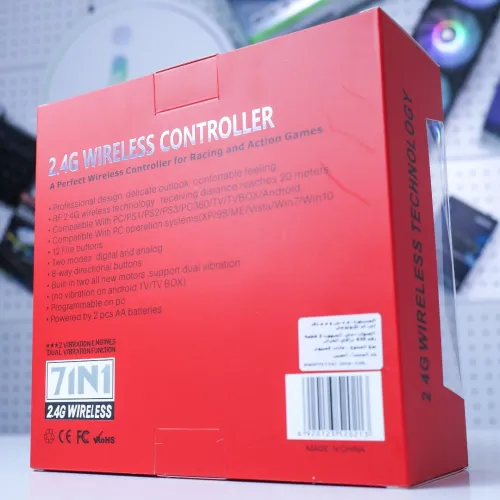 7-in-1 Wireless Gaming Controller for PC & Consoles