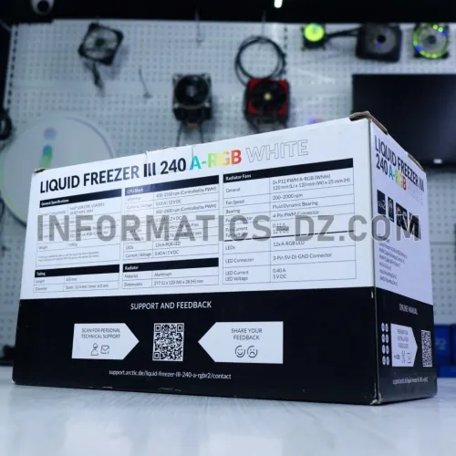 ARCTIC Liquid Freezer III 240 A-RGB WHITE Water Cooler