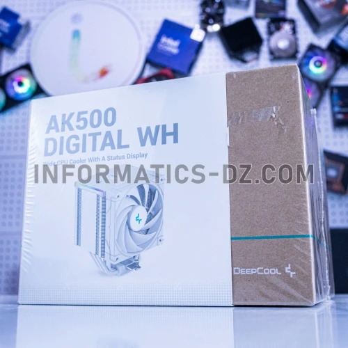 DEEPCOOL CPU COOLER AK500 DIGITAL WHITE