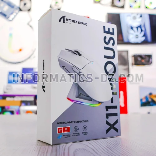 ATTACK SHARK X11 Wireless Gaming Mouse with Charging Dock