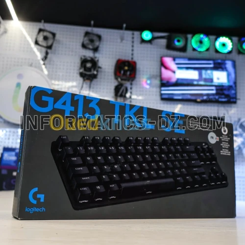 Logitech G413 TKL SE Mechanical Keyboard - PBT Keys, Aluminum Design, White Backlight
