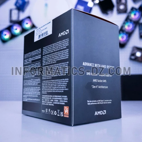 Processeur AMD Ryzen 5 8500G BOX 6 Cores, 5 GHz Max Boost, Radeon 740M Graphics