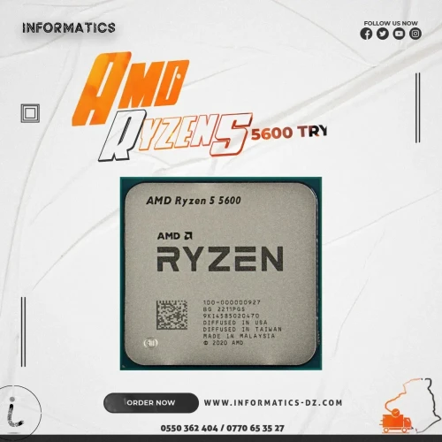 AMD Ryzen 5 5600 TRAY 4.4 GHz Desktop Processor