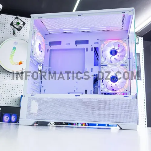 CASE GameMax VISTA Mid-Tower BLACK / WHITE - avec/sans Fans