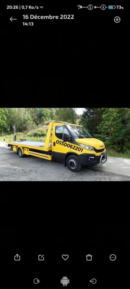 Service Depannage remorquage 0550062201