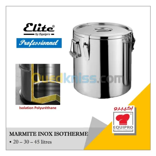 Marmite inox isotherme - ELITE