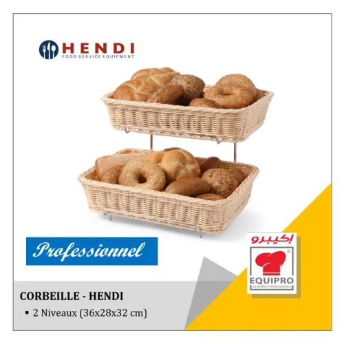 Corbeille 02 étages - HENDI 