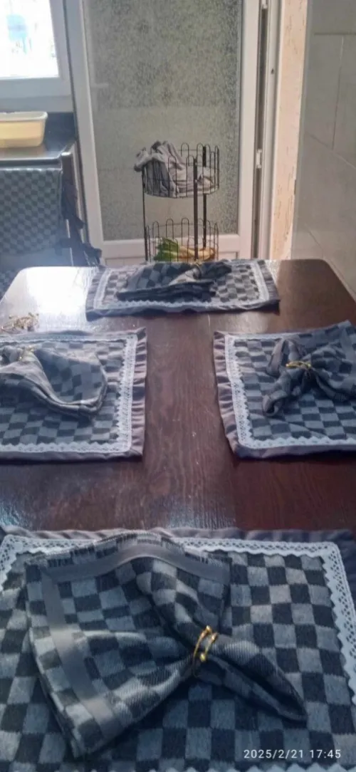 PARURE SERVIETTE DE CUISINE
